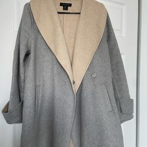 Long Tahari wrap coat - like new